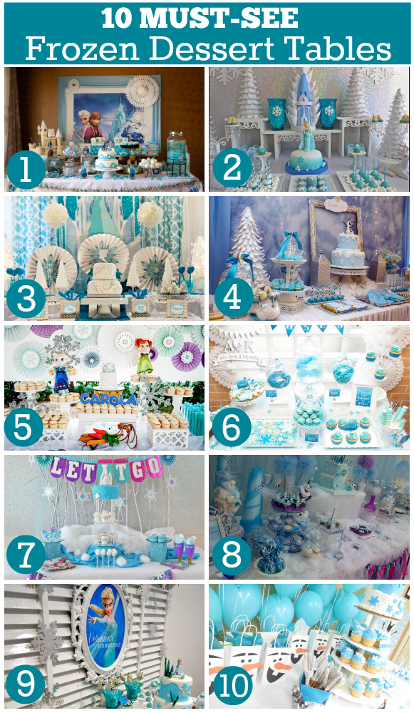 You MustSee These 15 Stunning Frozen Dessert Table Ideas! Catch My Party