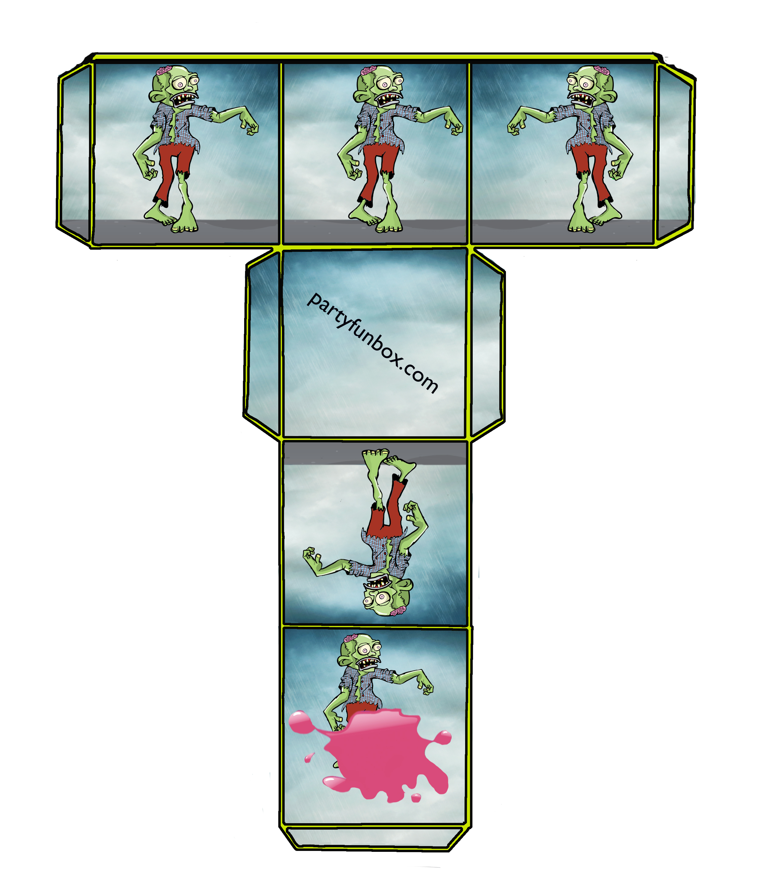 Free Zombie Printables from Party Fun Box Catch My Party