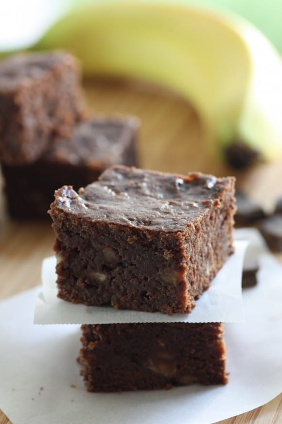 Easy Chocolate Banana Brownie Recipe | CatchMyParty.com