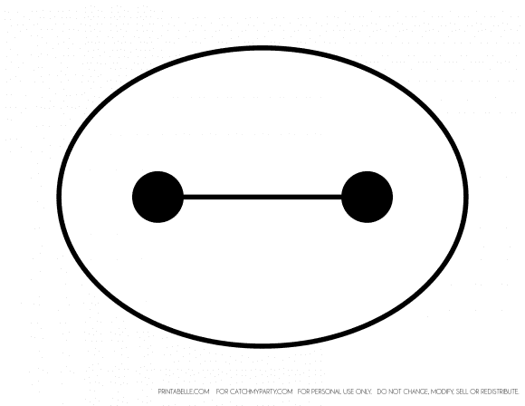 Big Hero 6 Free Printable Photo Booth Prop | CatchMyParty.com