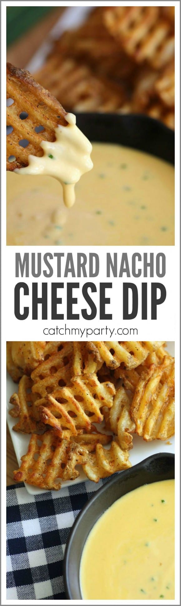 Mustard Nacho Cheese Dip Recipe | CatchMyParty.com