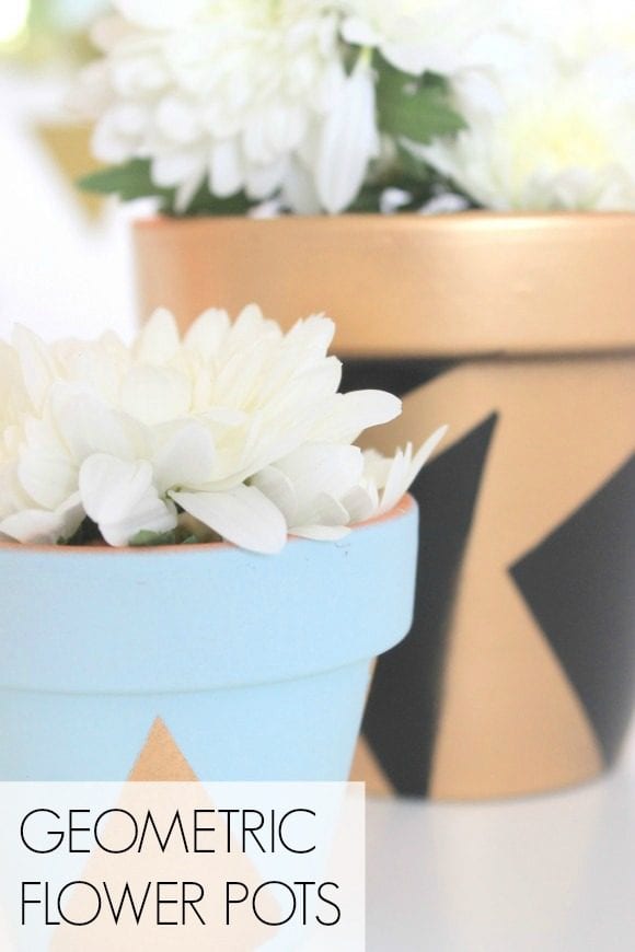 Geometric Flower Pots | CatchMyParty.com Geometric Flower Pots | CatchMyParty.com