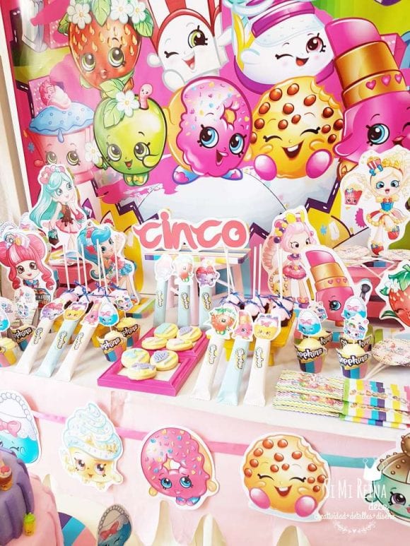 Matilda's Shopkins Birthday Party | CatchMyParty.com Matilda's Shopkins Birthday Party | CatchMyParty.com