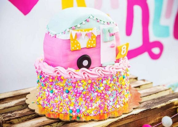 Glamping birthday party | CatchMyParty.com