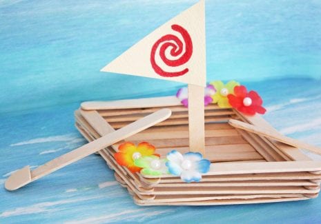 Learn How to Make a Wonderful Moana Canoe Craft! | Catch My Party