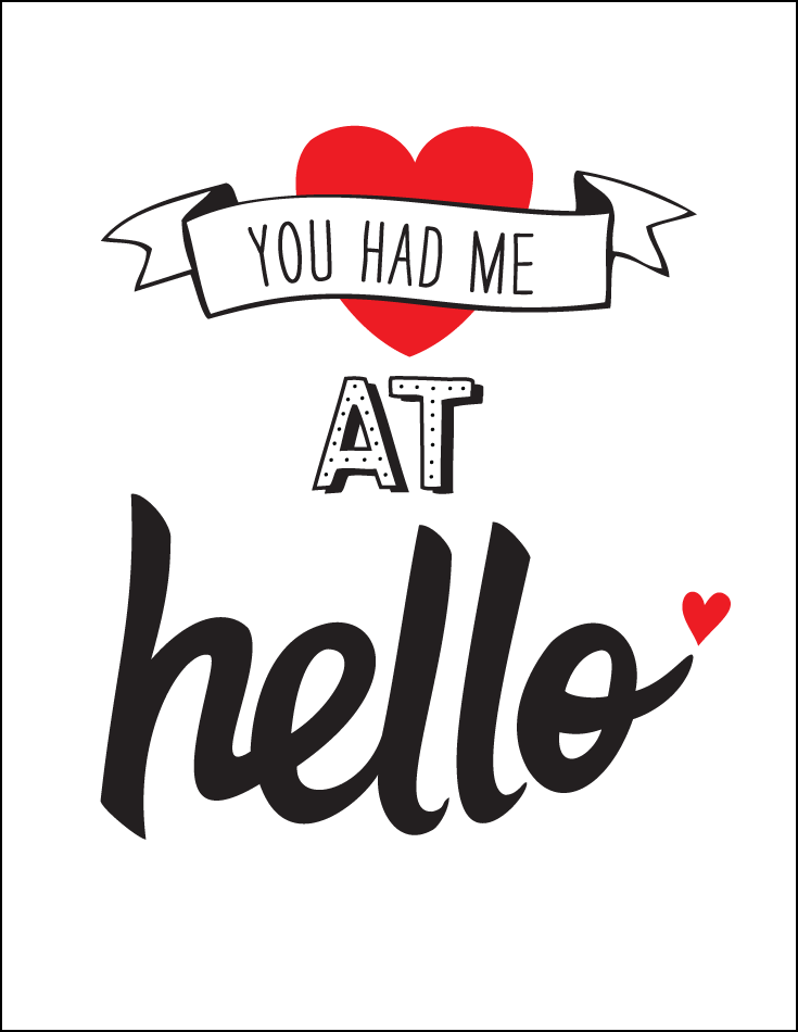 Free Printable Romantic Valentine's Day Signs | Catch My Party free-printable-romantic-valentine-s-day-signs-catch-my-party