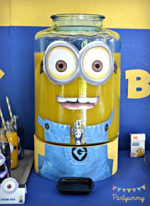 Minions Drink Bar | CatchMyParty.com Minions Drink Bar | CatchMyParty.com