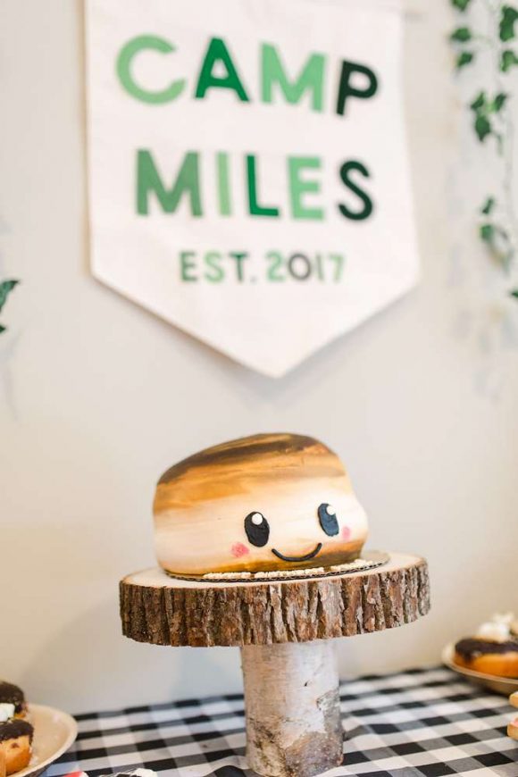 Camping 1st Birthday Party | CatchMyParty.com Camping 1st Birthday Party | CatchMyParty.com