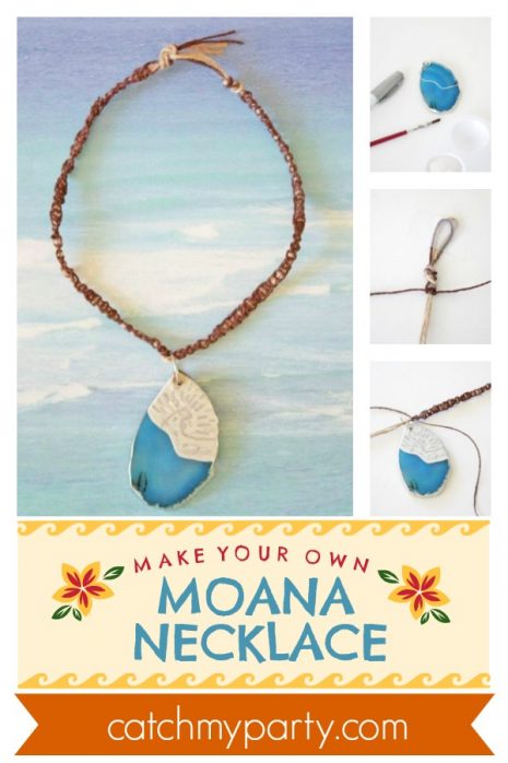 How to Make a Wonderful Moana Necklace DIY! | Catch My Party