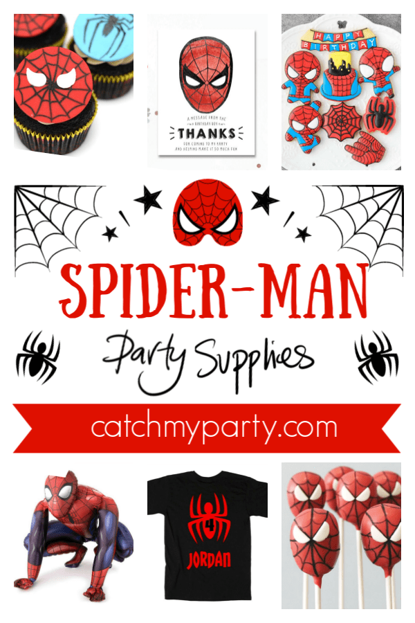 12 Cool Spider-Man Party Supplies | CatchMyParty.com