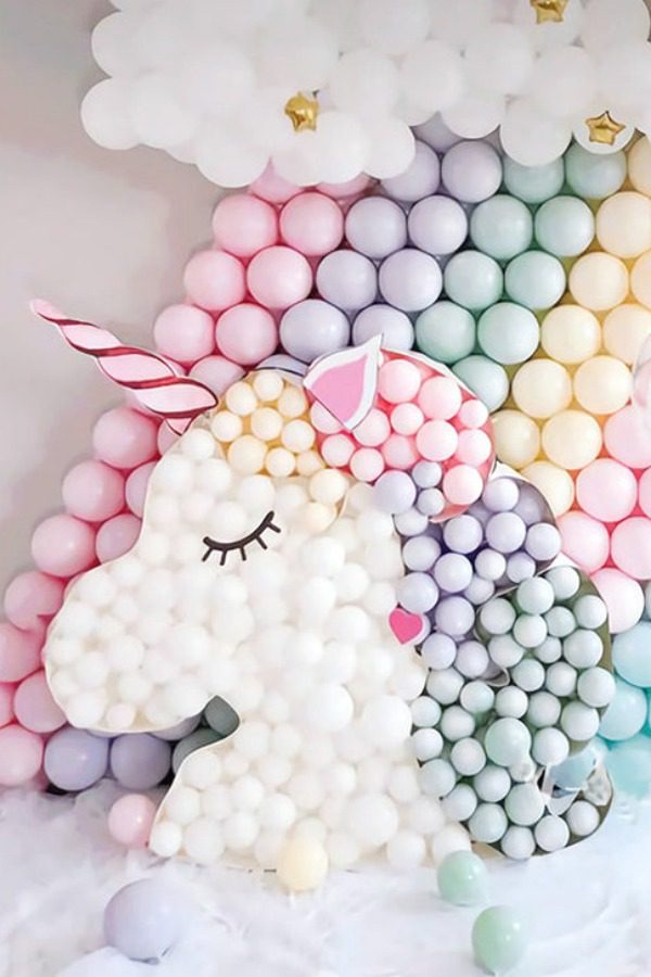 Unicorn Balloon Decorations | CatchMyParty.com Unicorn Balloon Decorations