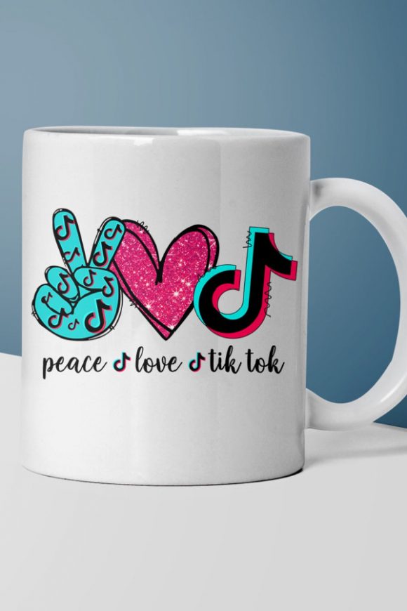 TikTok Party Supplies - TikTok Mug | CatchMyParty.com TikTok Party Supplies - TikTok Mug