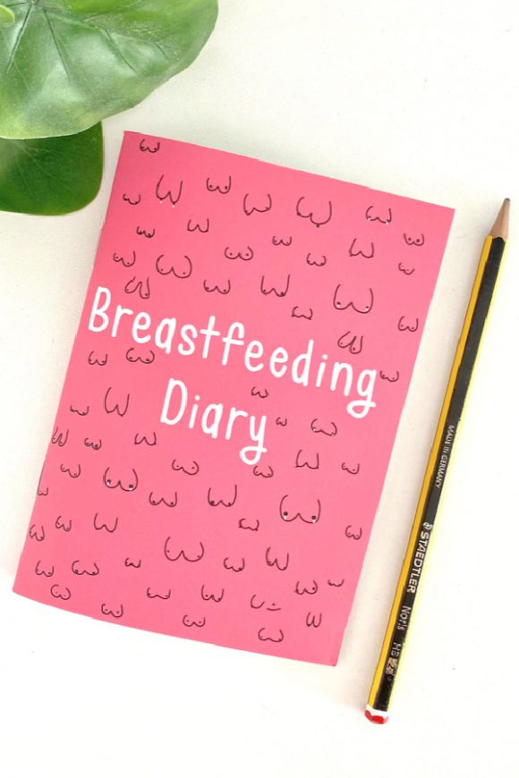 27 Gorgeous New Mom Baby Shower Gifts - Breastfeeding Diary | CatchMyParty.com Breastfeeding Diary