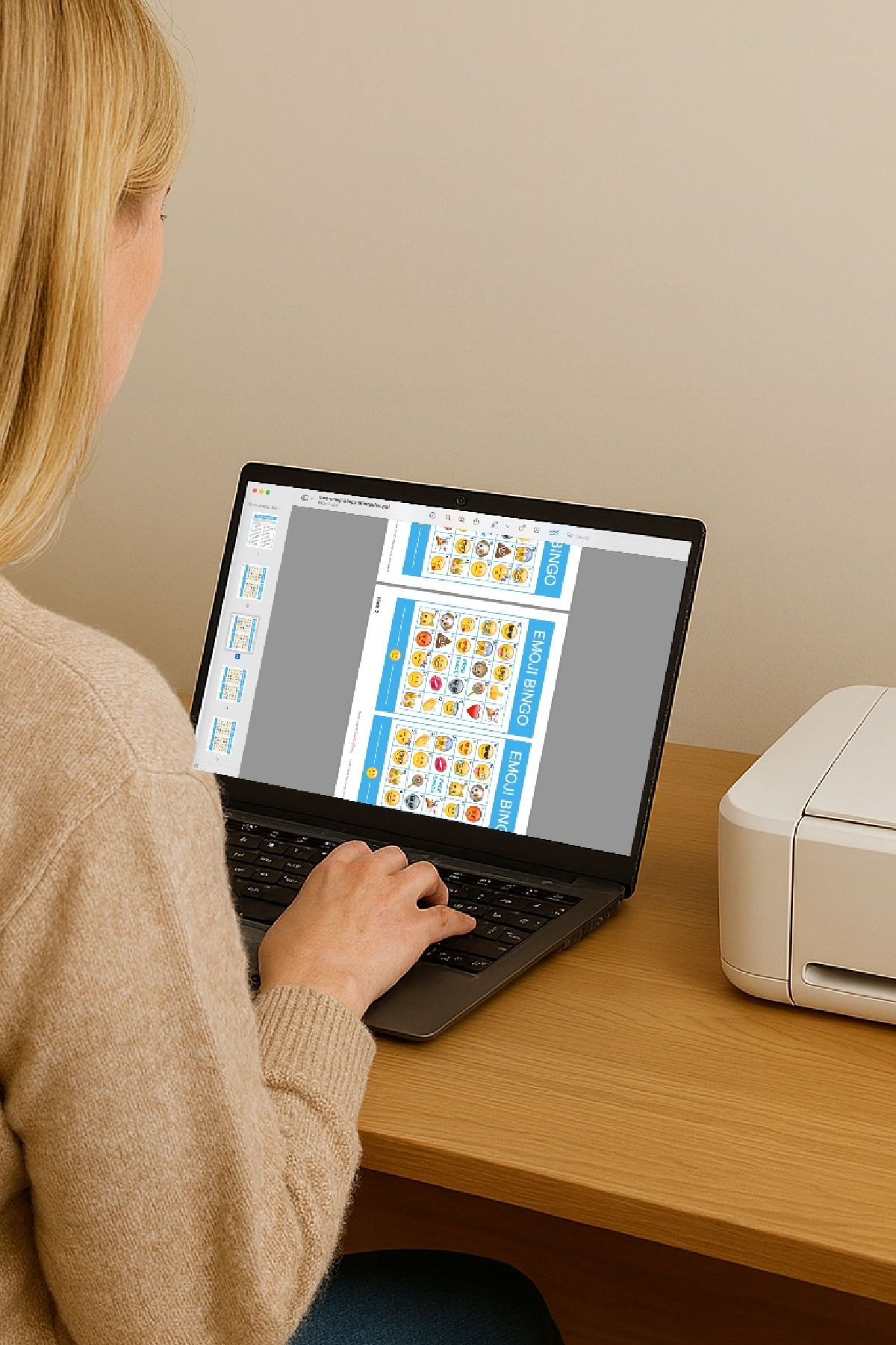 Download Your FREE Printable Emoji Bingo Game 🖨️😄