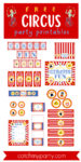 Retro Circus Party Printables (FREE Download)! | Catch My Party