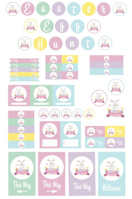 FREE Easter Egg Hunt Party Printables! | Catch My Party