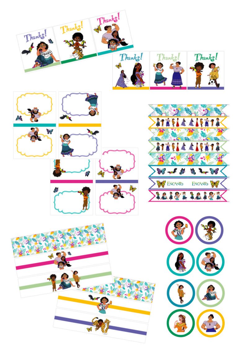 FREE Encanto Party Printables Party Like the Madrigals! Catch My Party