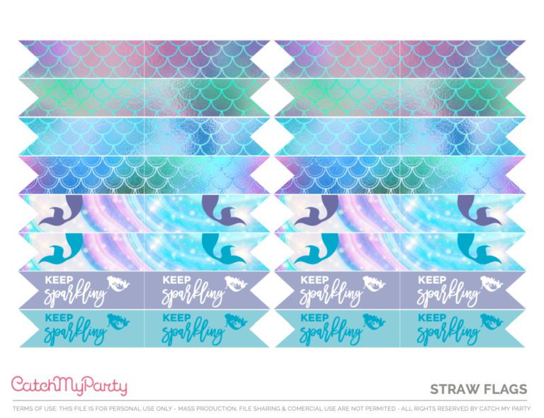Fabulous FREE Mermaid Party Printables! | Catch My Party