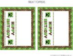 Download These Awesome FREE Minecraft Party Printables! | Catch My Party
