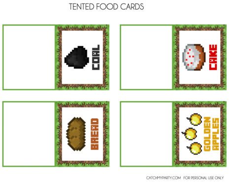 Download These Awesome FREE Minecraft Party Printables! | Catch My Party