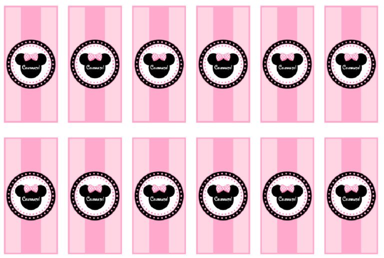 Download These Free Pink Minnie Mouse Party Printables! | Catch My Party