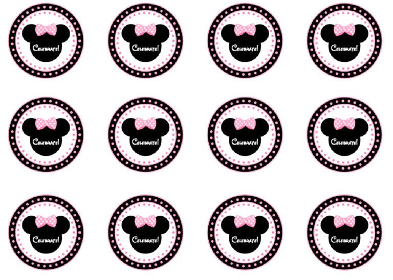 Download These Free Pink Minnie Mouse Party Printables! | Catch My Party