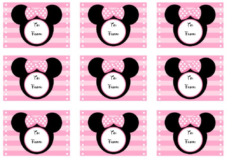Download These Free Pink Minnie Mouse Party Printables! | Catch My Party