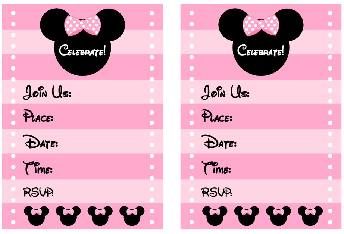 Download These Free Pink Minnie Mouse Party Printables! | Catch My Party