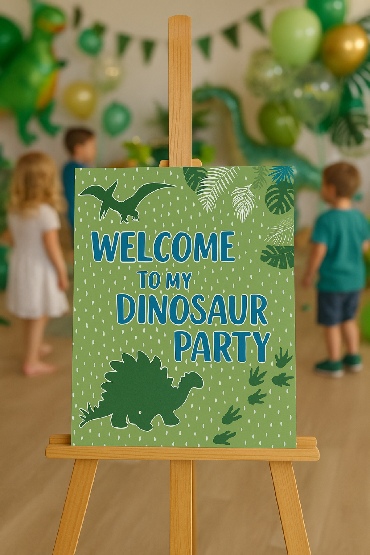 Download These Free Dinosaur Party Printables, Now - Welcome Poster Download These Free Dinosaur Party Printables, Now - Welcome Poster