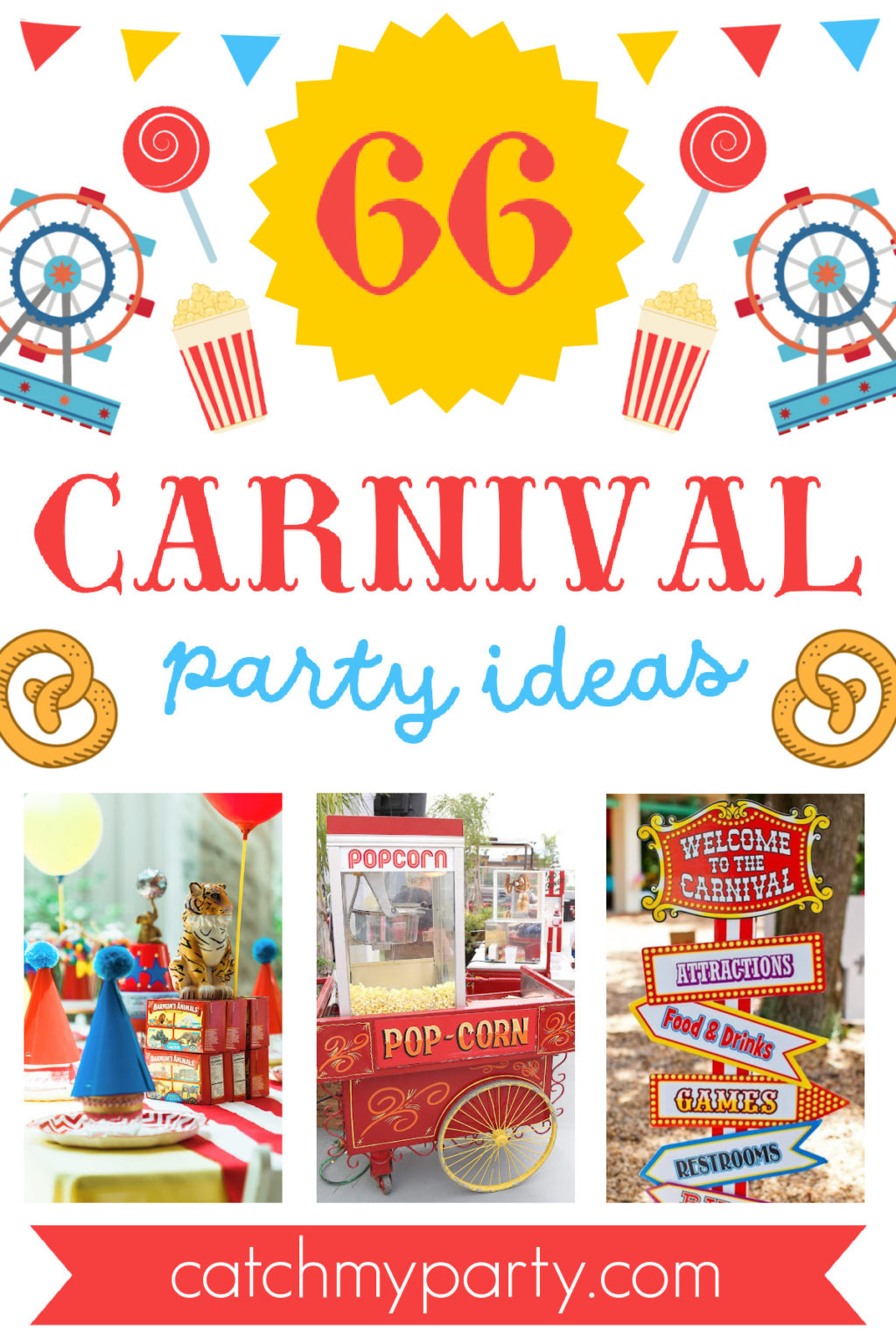 🎪 60+ Best Carnival Party Ideas for Kids & Adults (2026)🤡 | Catch My Party