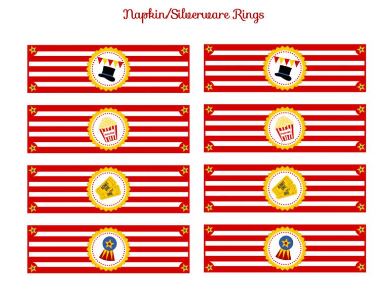 Retro Circus Party Printables (FREE Download)! | Catch My Party