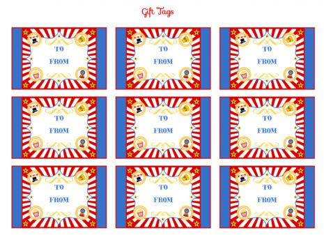 Retro Circus Party Printables (FREE Download)! | Catch My Party