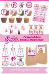 FREE BARBIE "Let's Go Party" Printables! | Catch My Party