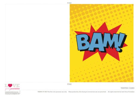Awesome Superhero Party Printables (FREE Download)! | Catch My Party