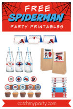 Download These Fantastic Free Spiderman Party Printables! | Catch My Party