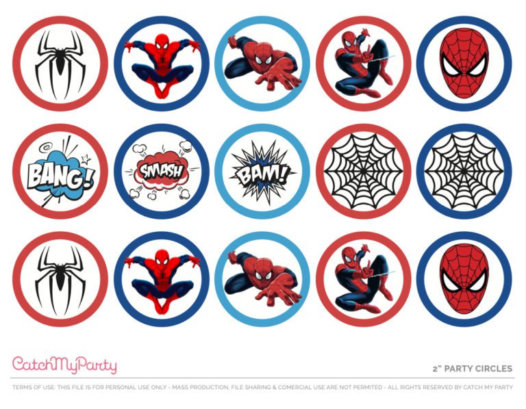 Download These Fantastic Free Spiderman Party Printables! | Catch My Party
