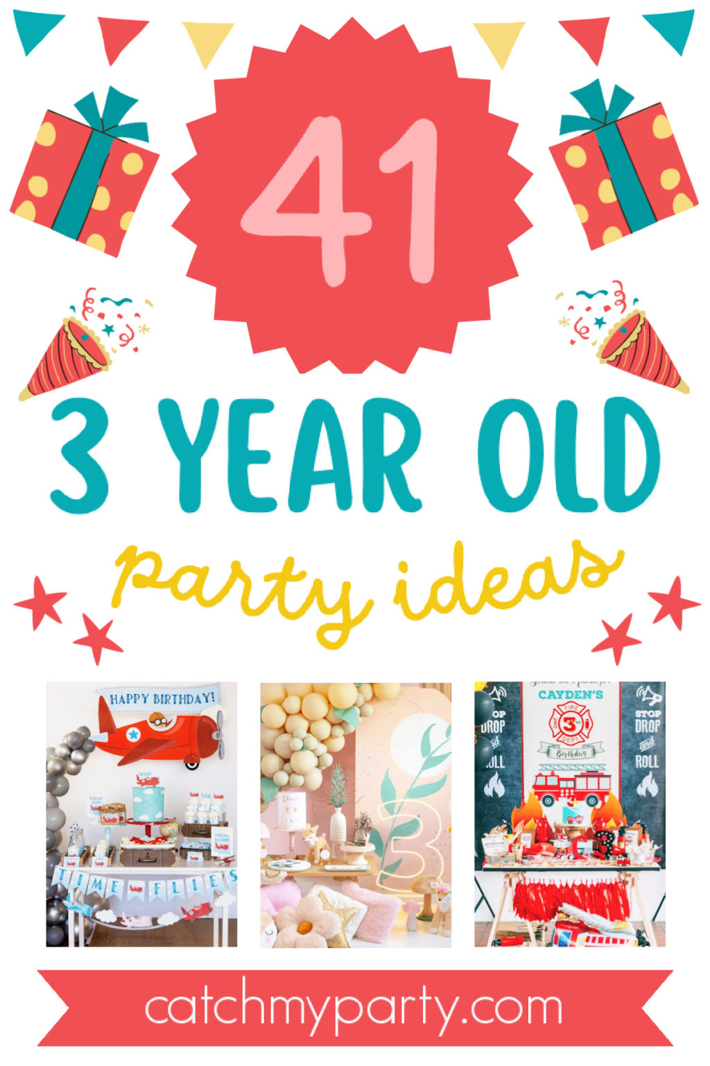 41 Amazing 3YearOld Party Trends and Party Ideas For Girls and Boys in 2025! Catch My Party