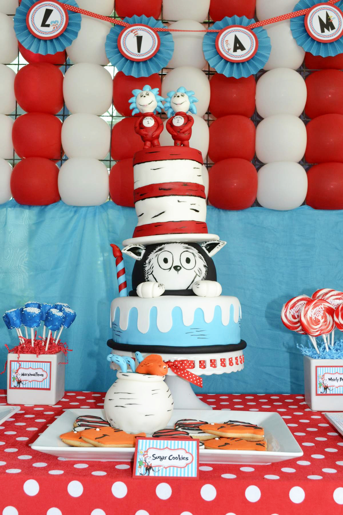 Cat in the Hat birthday party Cat in the Hat birthday party