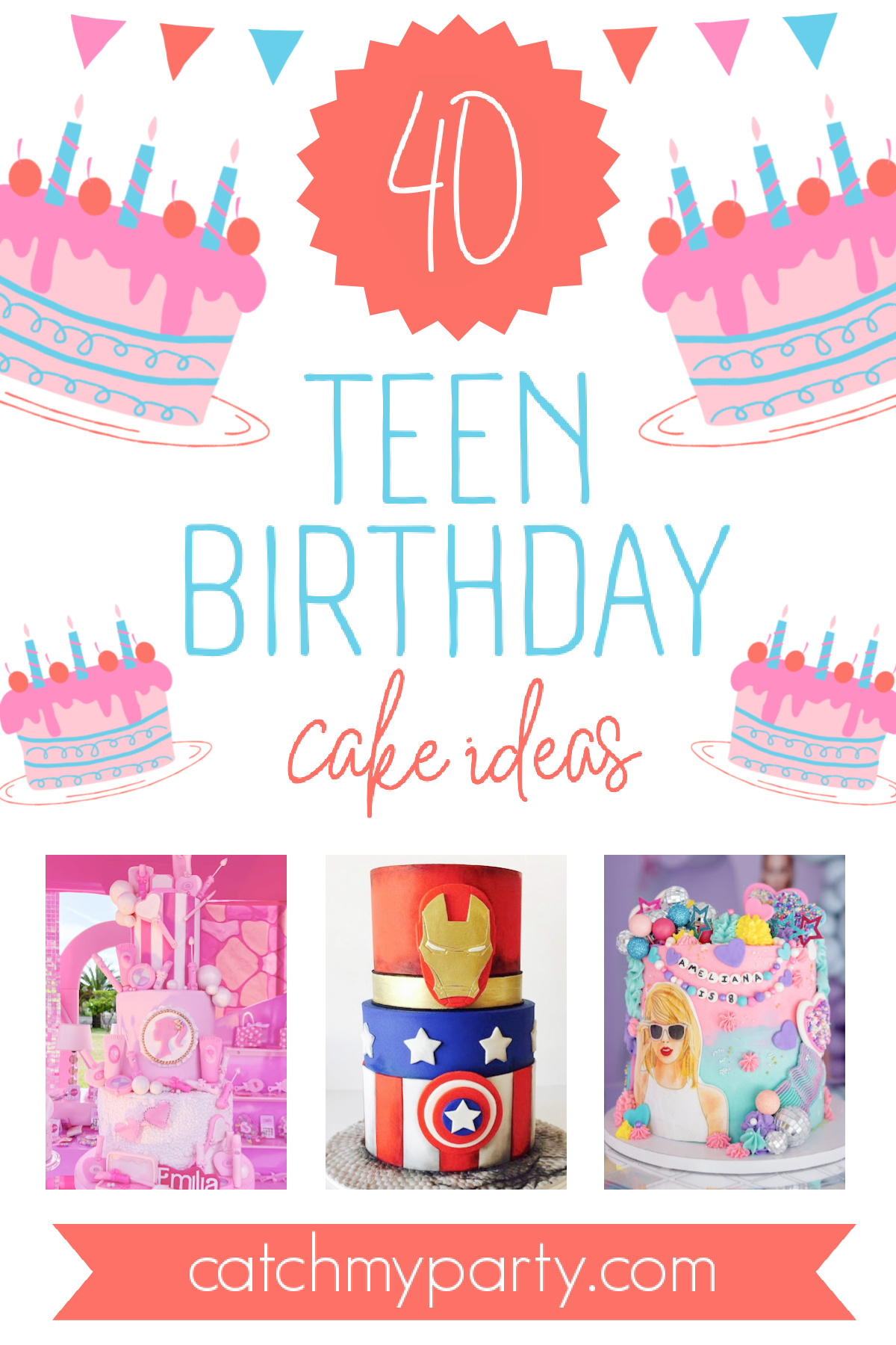 40 Excellent Teen Birthday Cake Ideas! 40 Excellent Teen Birthday Cake Ideas!