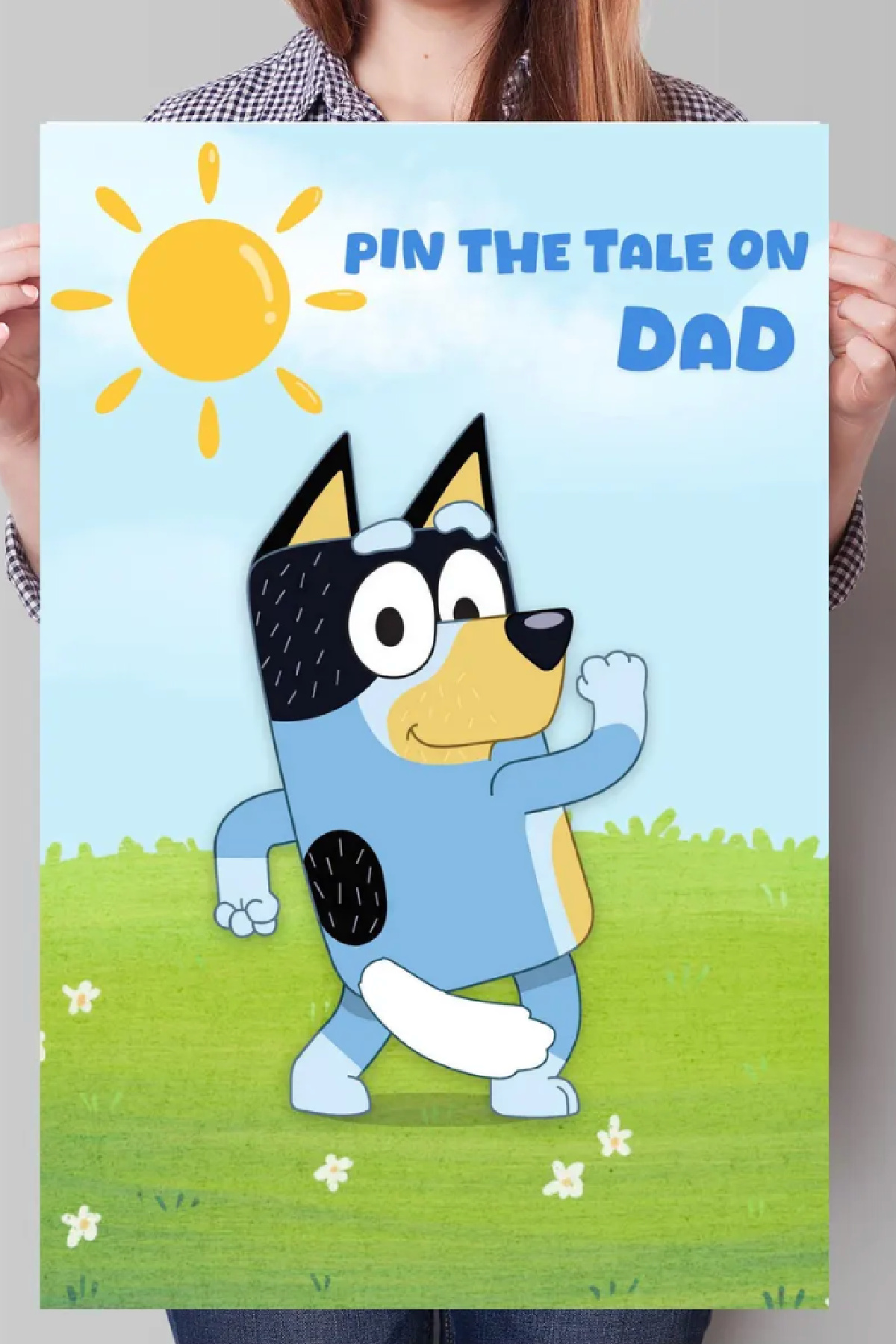 Bluey 'Pin the Tail' Party Activity