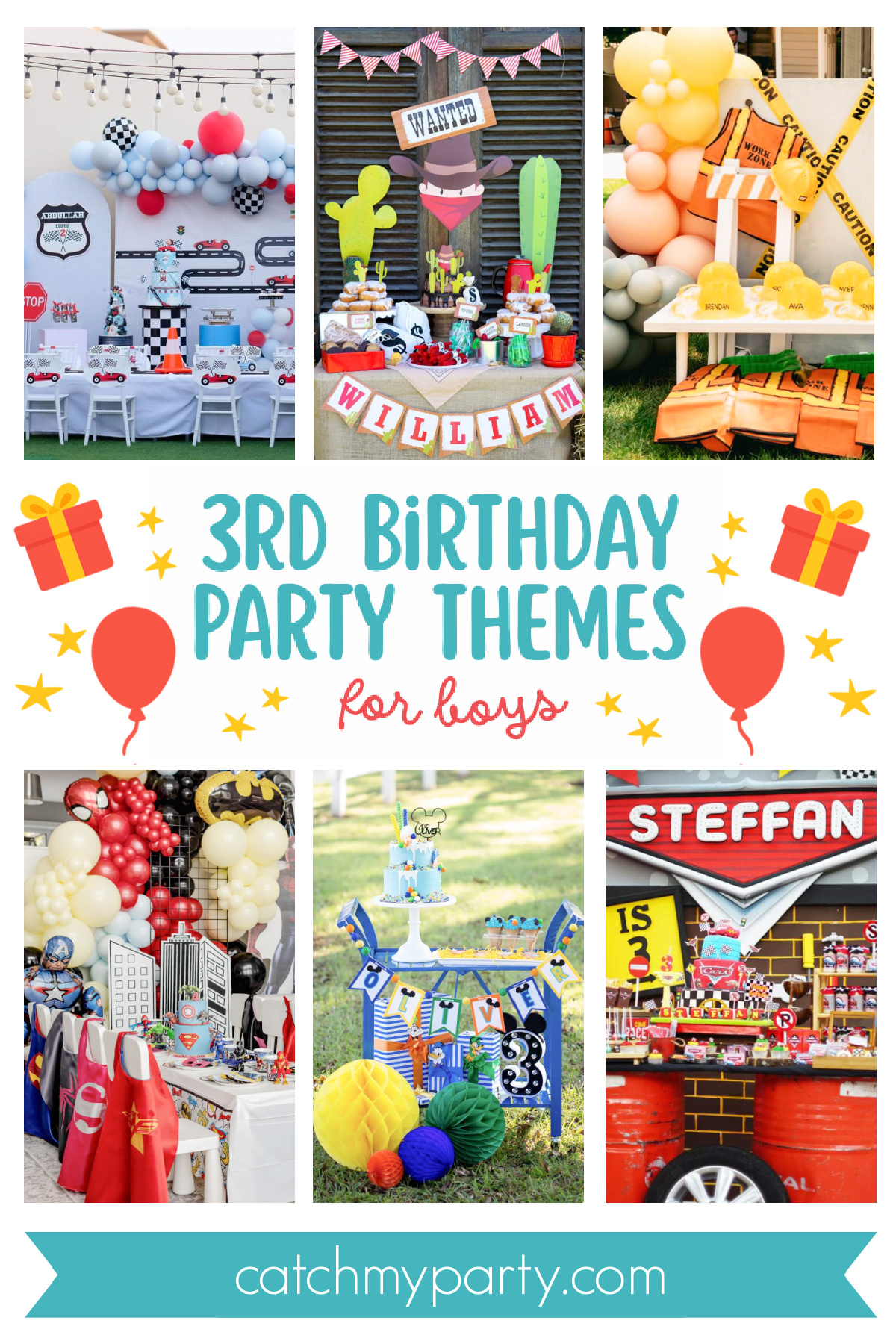 Best 3rd Birthday Party Themes for Boys Best 3rd Birthday Party Themes for Boys