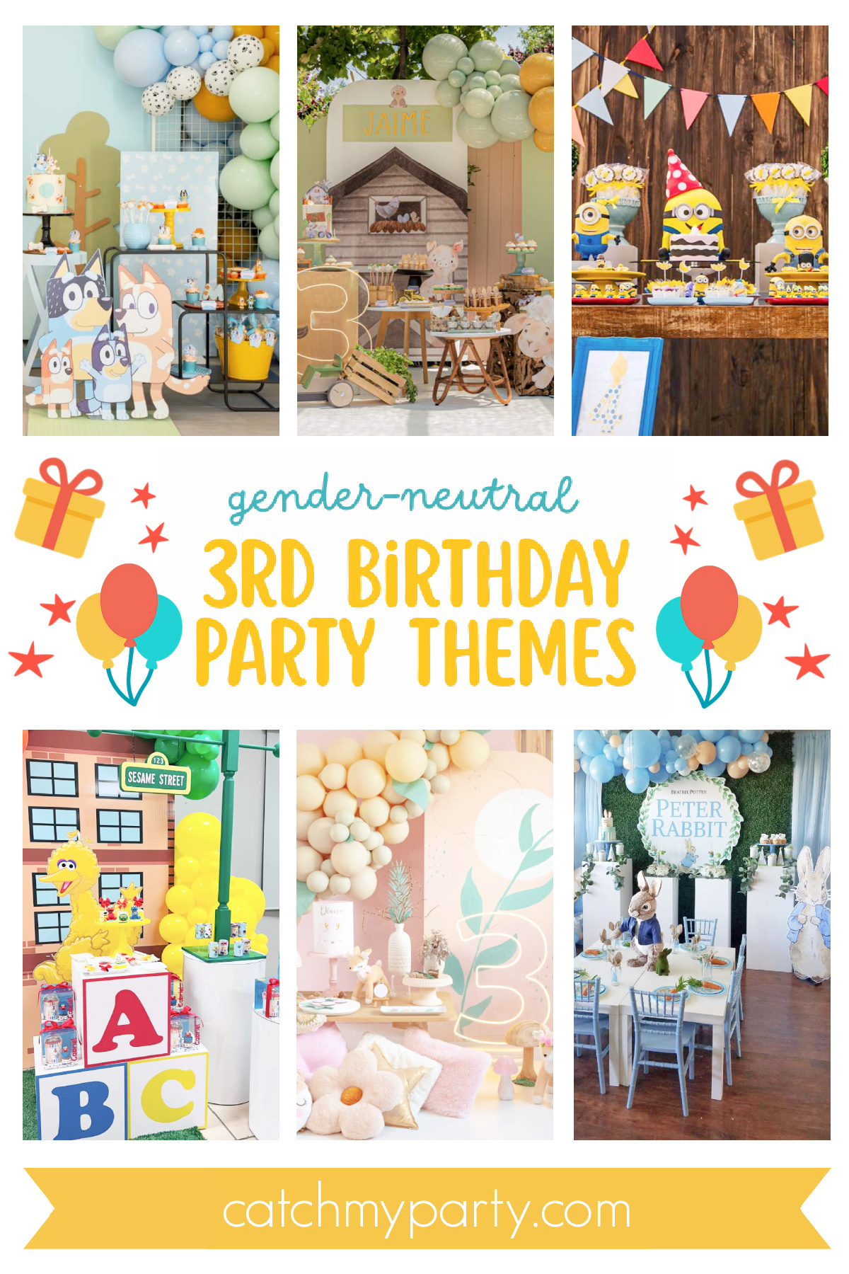 Gender-Neutral 3rd Birthday Party Ideas Gender-Neutral 3rd Birthday Party Ideas