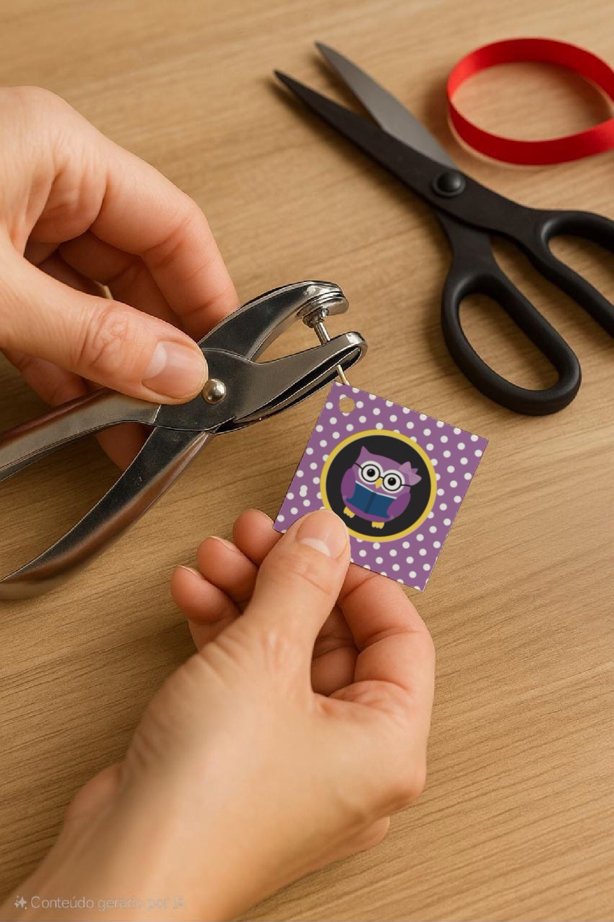 How to Assemble Owl Party Favor Tags