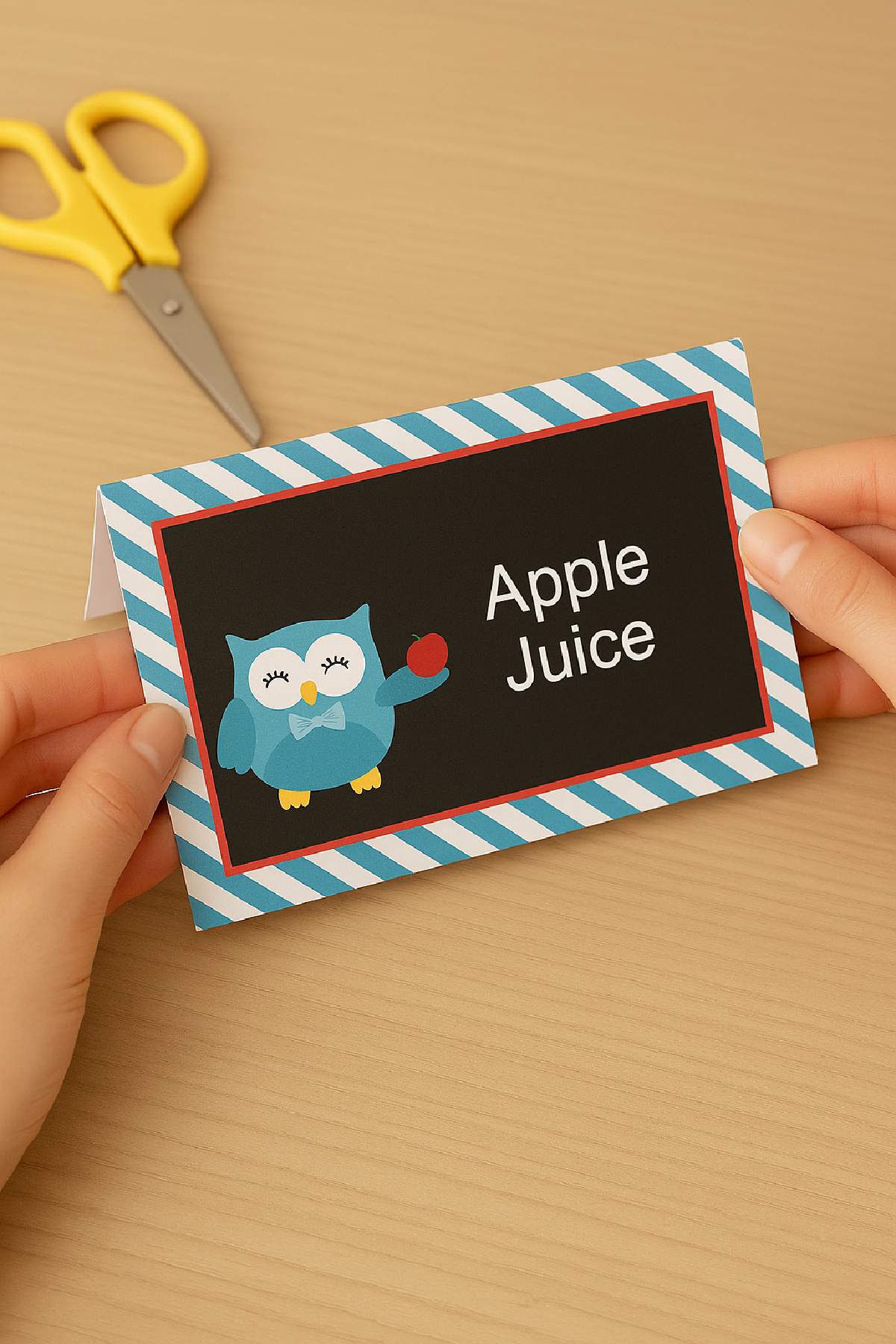 How to Assemble Owl Food Labels