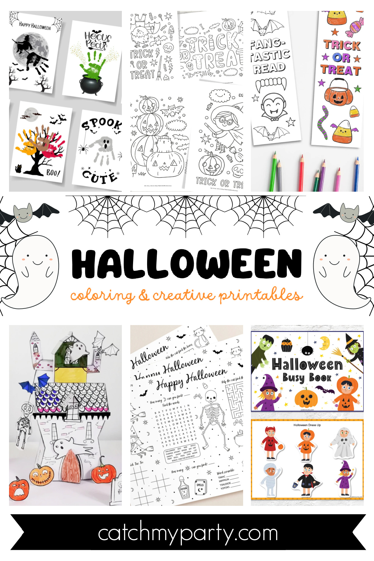 Halloween Coloring & Creative Printables