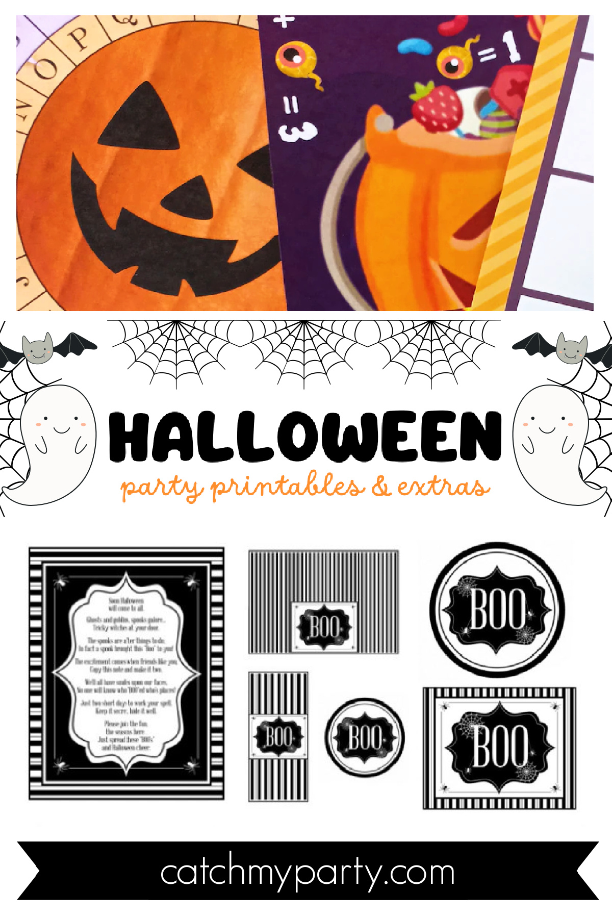 Halloween Party Printables & Extras