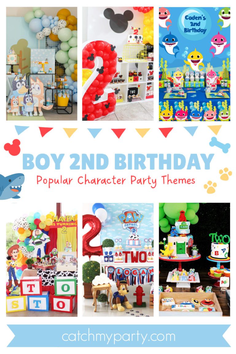 26 Super Fun Boy 2nd Birthday Party Ideas for 2026! | Catch My Party