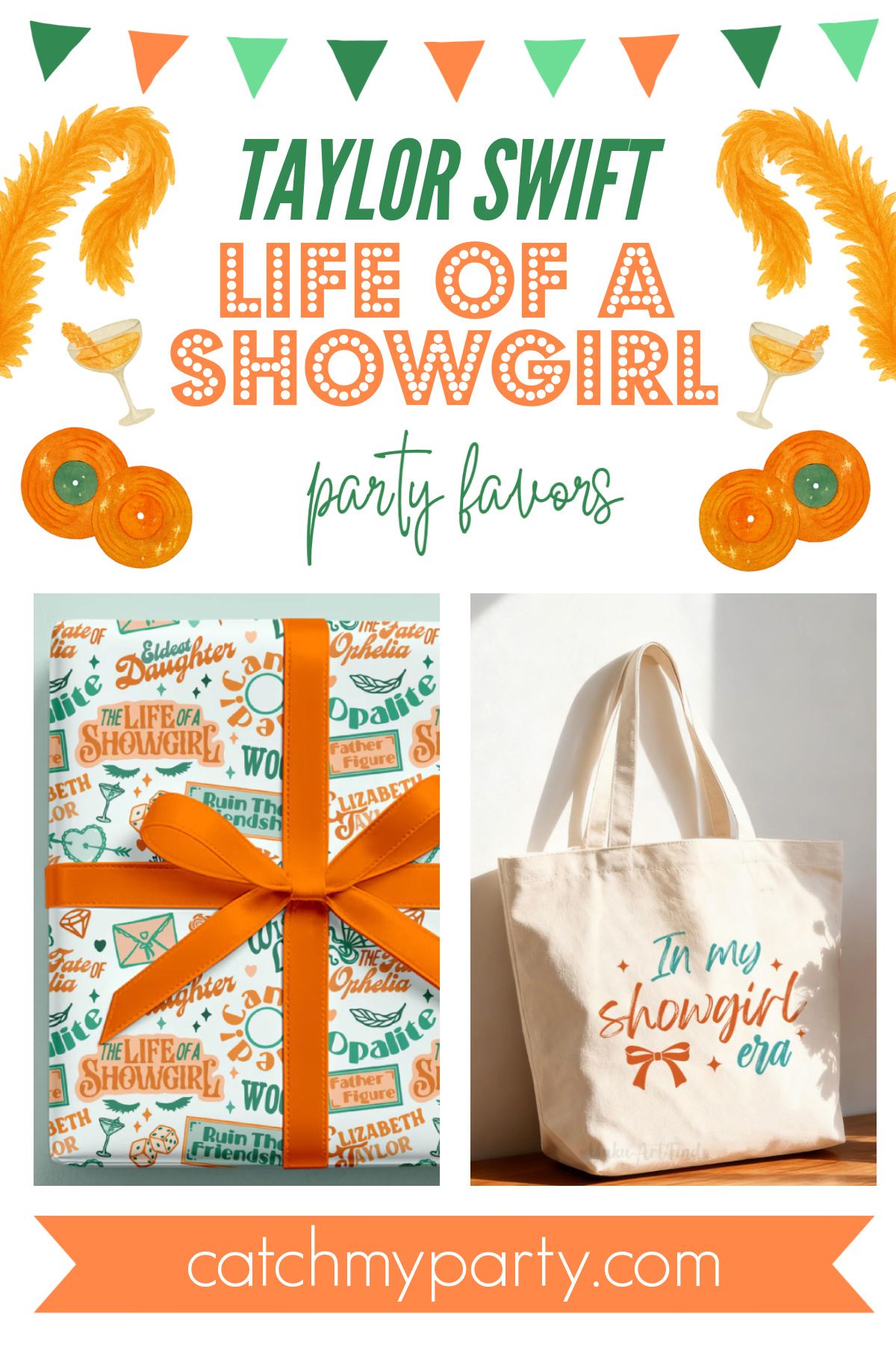 Life of a Showgirl Party Favors