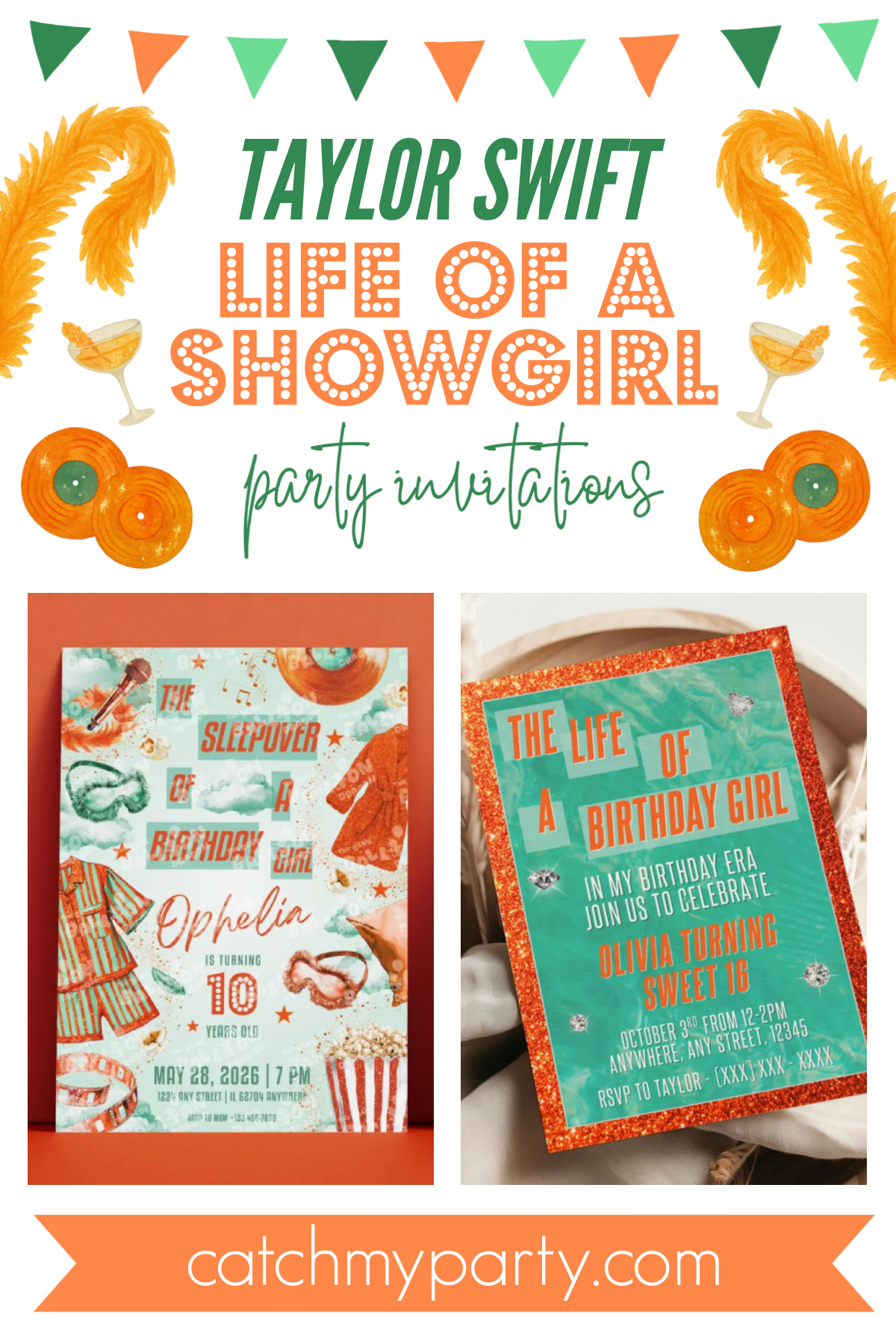 Life of a Showgirl Invitations