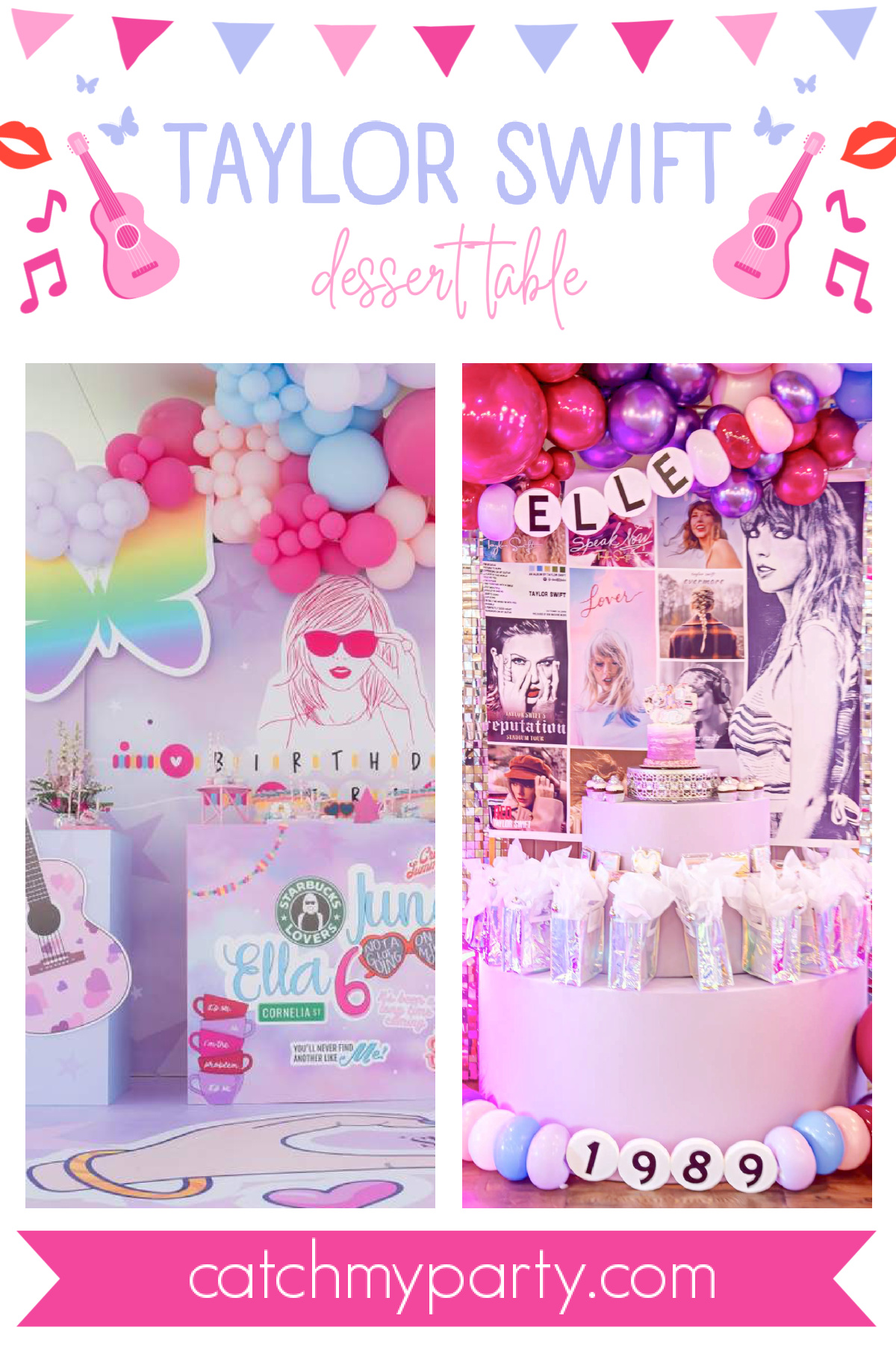 Taylor Swift Dessert Tables
